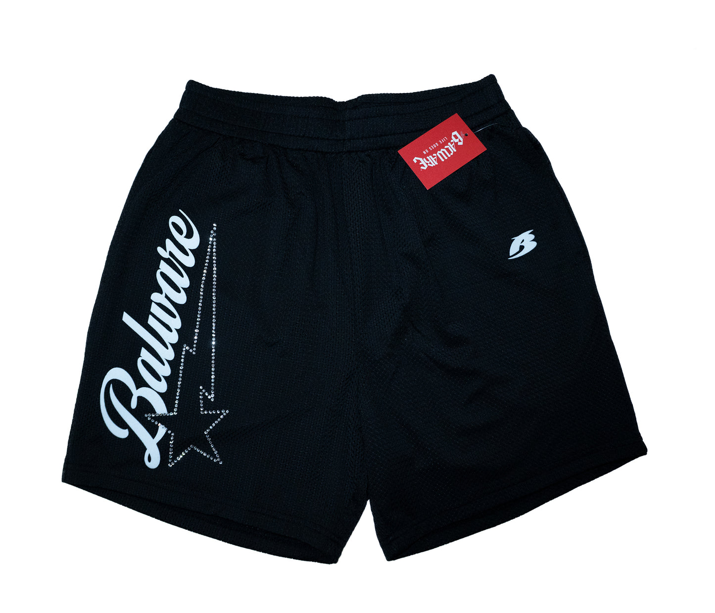 SUMMER SHORT MESH FABRIC - BLACK